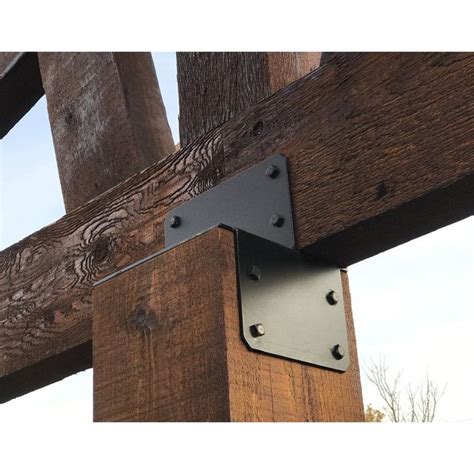 black metal bracket l|10 black beam brackets.